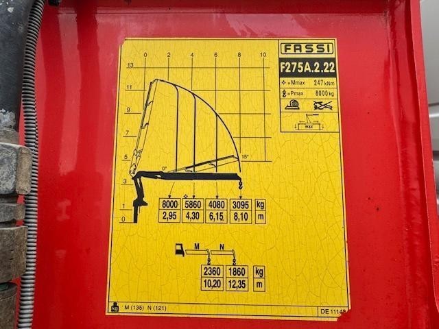 2016 DAF CF 410 E6 sleeper cab 8x2 cheese wedge beavertail Fassi F275 crane 