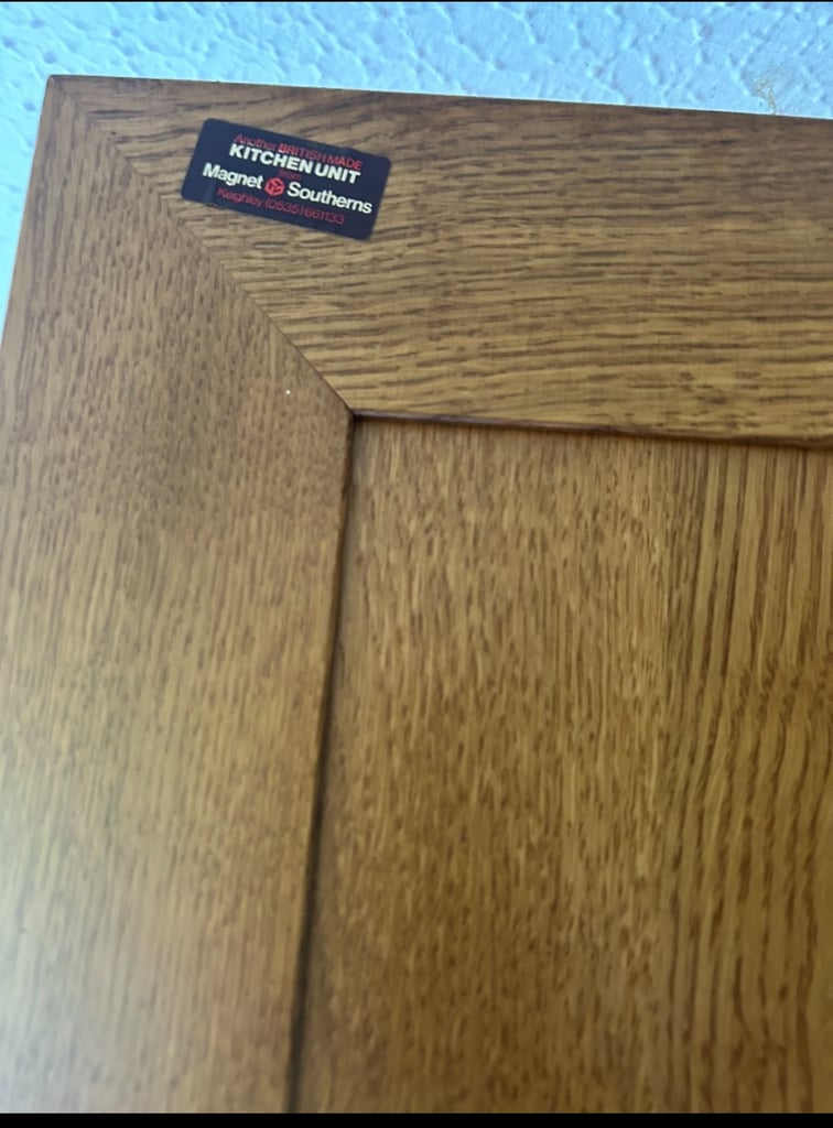 Solid wood kitchen used