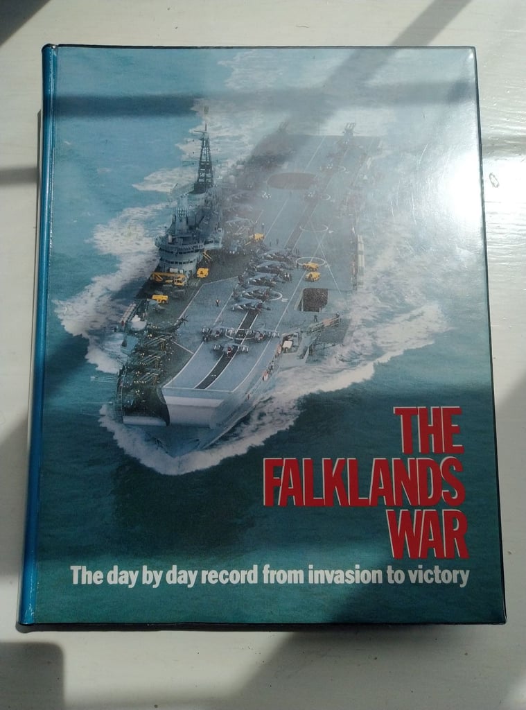image for The Falklands War - Marshall Cavendish 1983 14 part magazine issue with binder