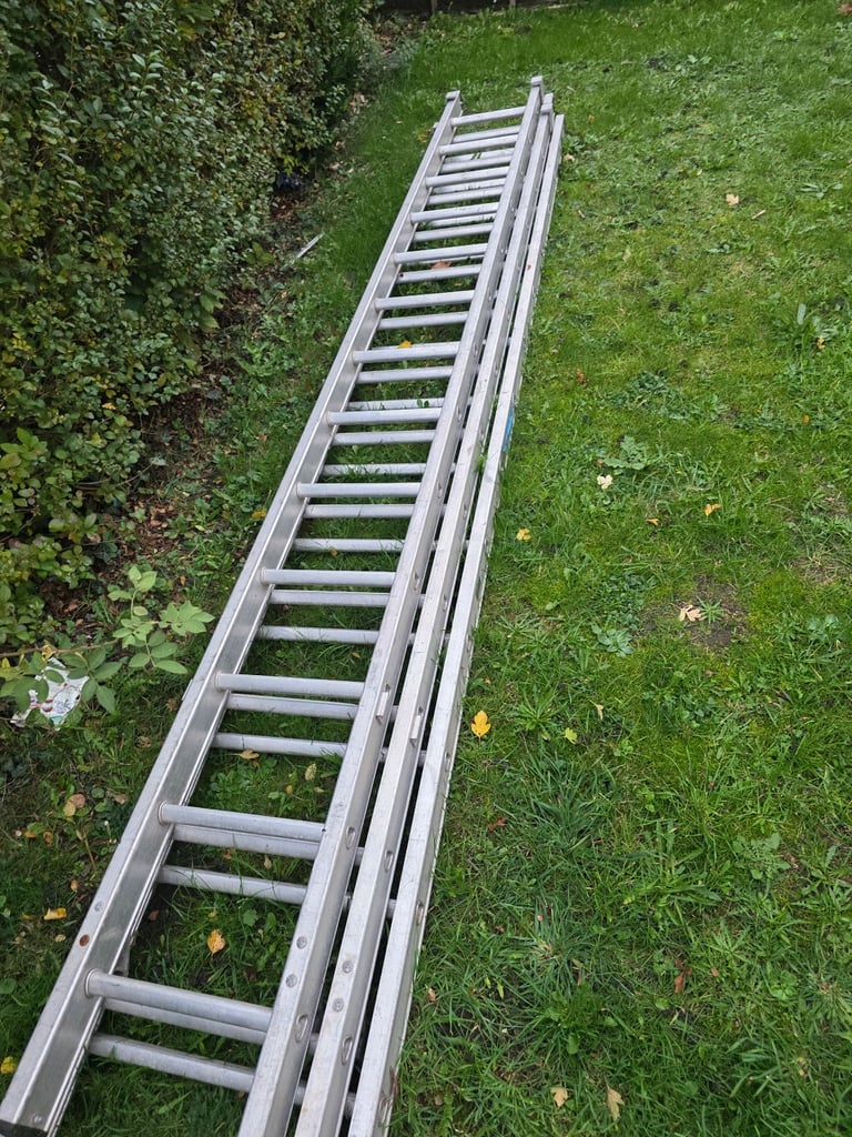 Long professional triple Ladder 