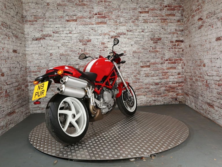 DUCATI MONSTER 1000 S2R 2006 Petrol Manual in Red