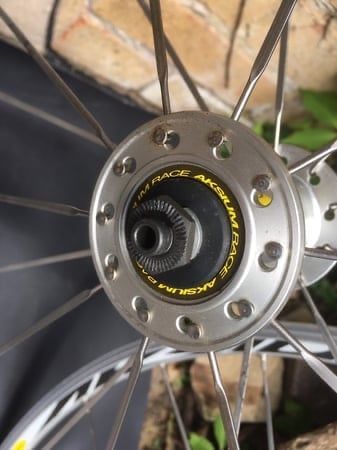 Mavis Aksuim Race lightweight cycle bike wheels - new 