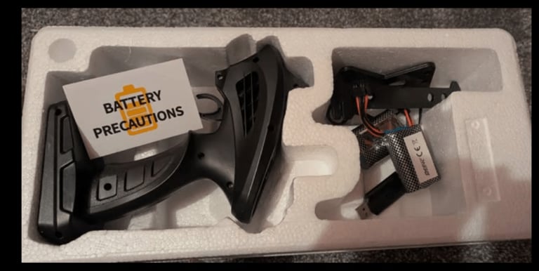 Remote controlled toy motor boat