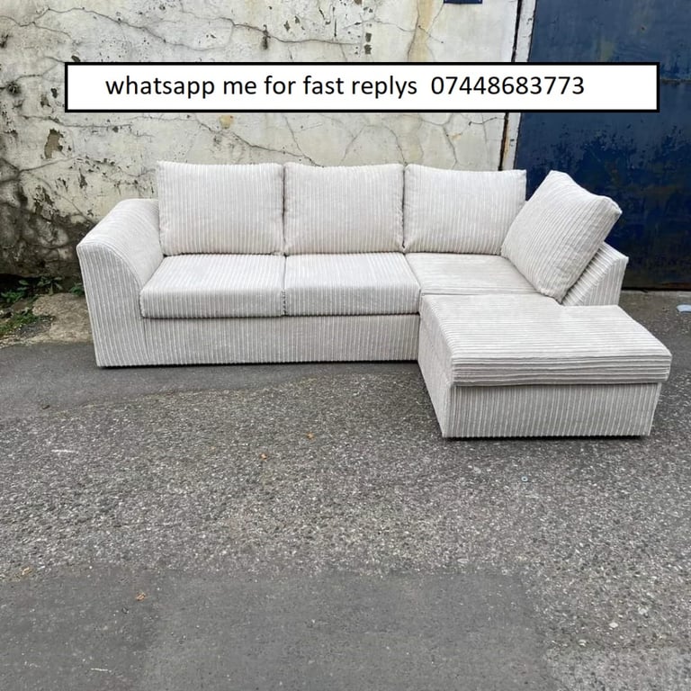 Classic Style L Shape Corner sofa in fabric in Newcastle, Tyne and