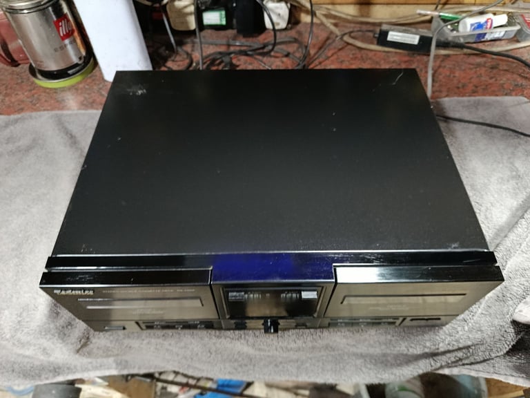 DOUBLE TAPE DECK TECHNICS RS-X502 CASSETTE PLAYER RECORDER SEPARATE 