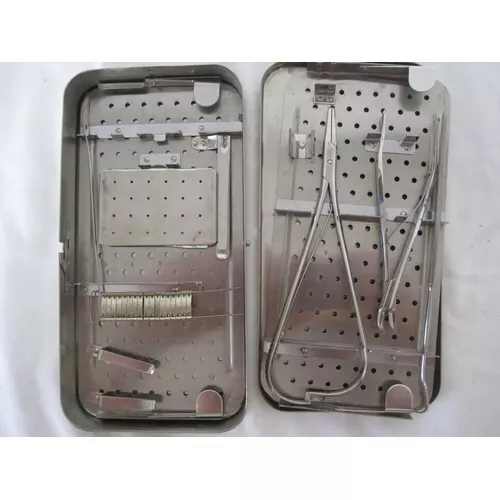 image for Vintage Surgical Operating Instruments in Stainless Steel Metal Tin TV Cosplay