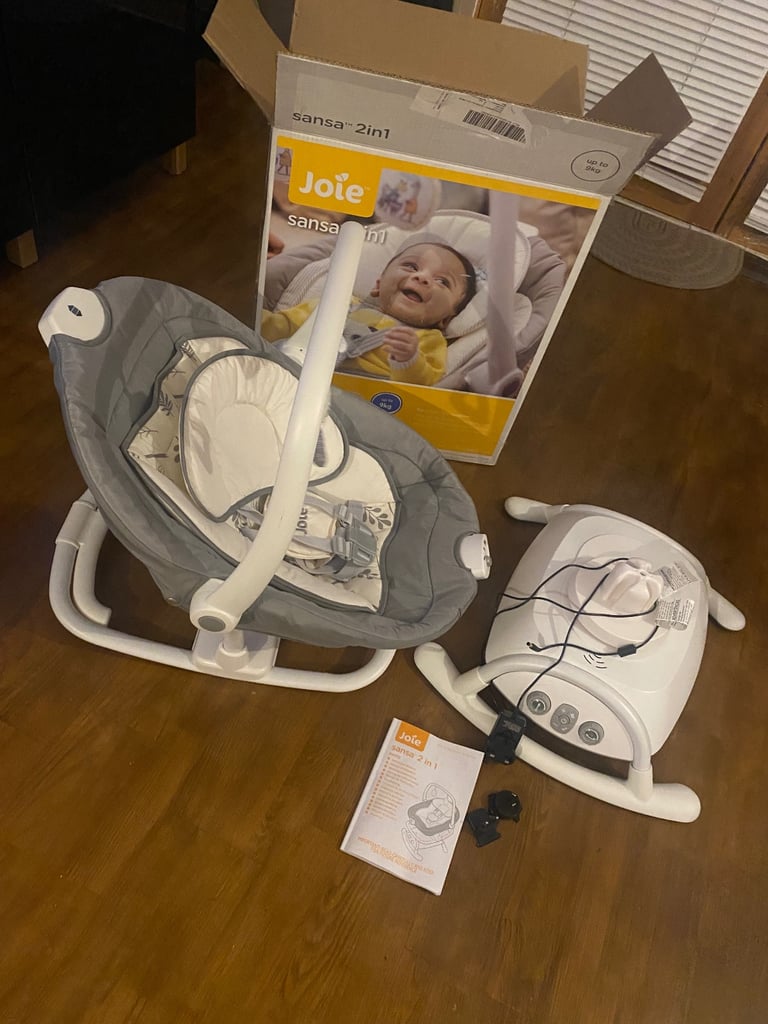 Joie Sansa 2 in 1 electric swing Rocker bouncer 