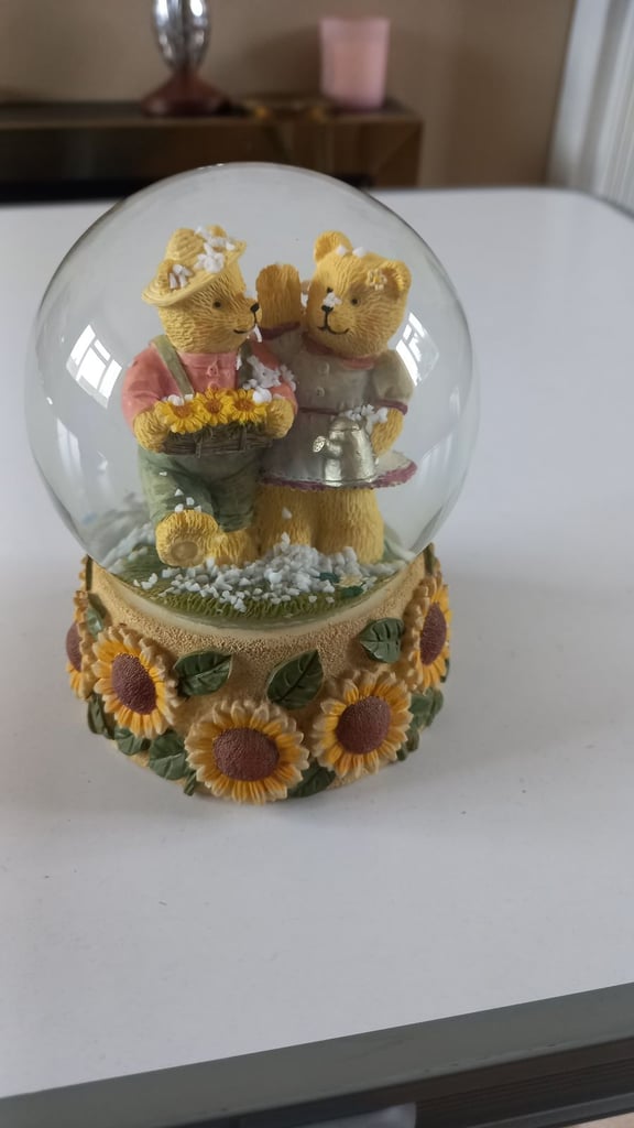 Bear snow Globe 