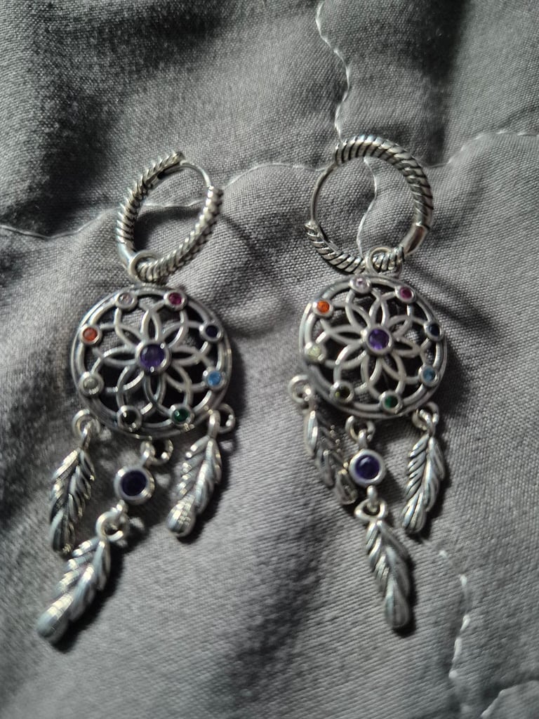image for Sterling silver 925 Drop Earrings 