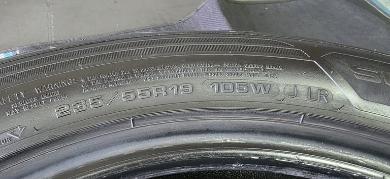 235 55 19   2 x tyres Goodyear SUV Eagle F1 Asymetric 3