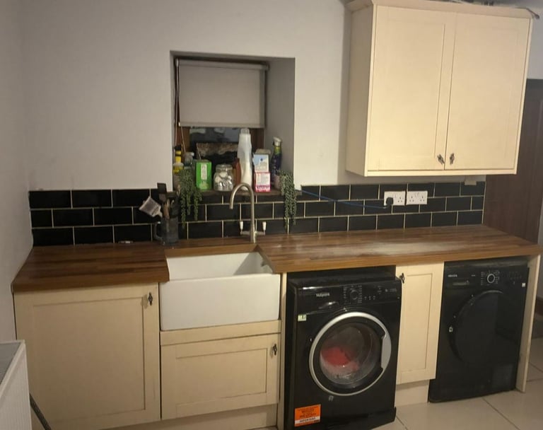 image for Utility room units and worktop and tap