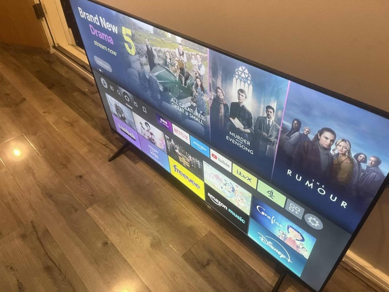 Ex display 55 inch TCL Fire tv 4 k UHD  wi fi Amazon alexa Smart model with wi fi immaculate 