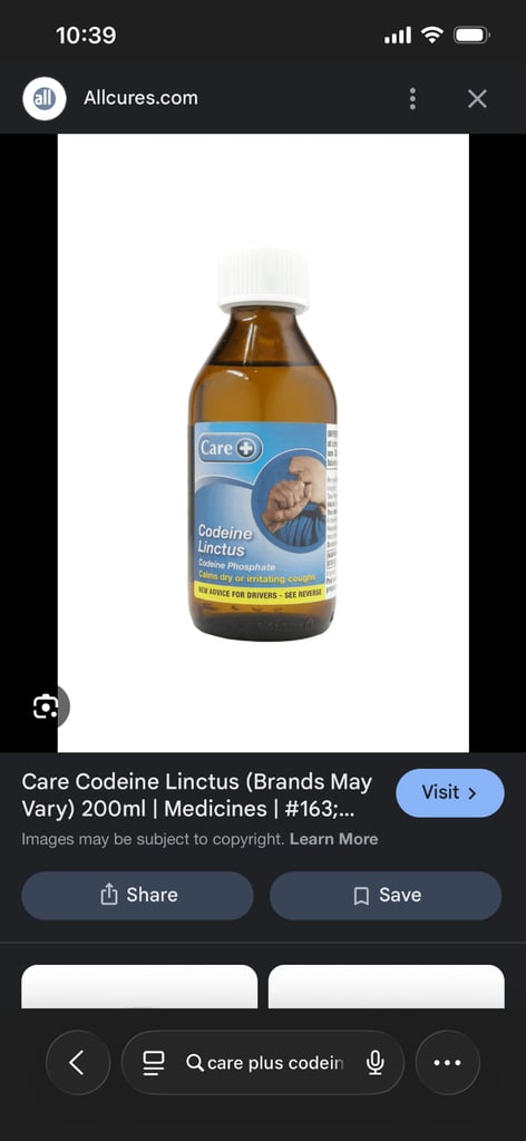 Care Plus medicene (wanted)