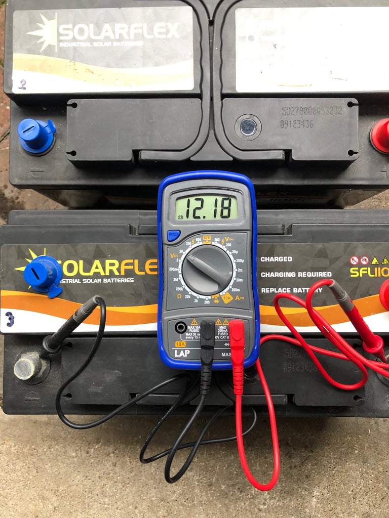 Solarflex leisure batteries x3