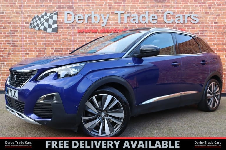 2020 70 PEUGEOT 3008 1.6 13.2KWH GT SUV 5DR PETROL PLUG-IN HYBRID E-EAT 4WD EURO