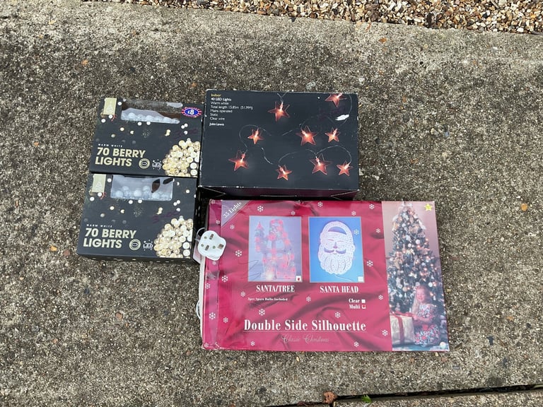 image for Collection of Christmas Lights - To Include John Lewis and 2 Battery Operated Sets