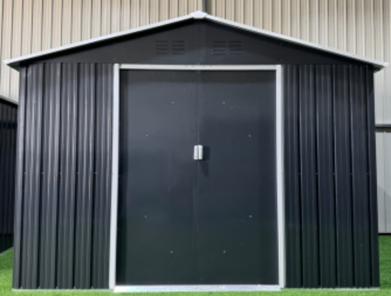 Reduced to clear 9*10' metal garden shed 