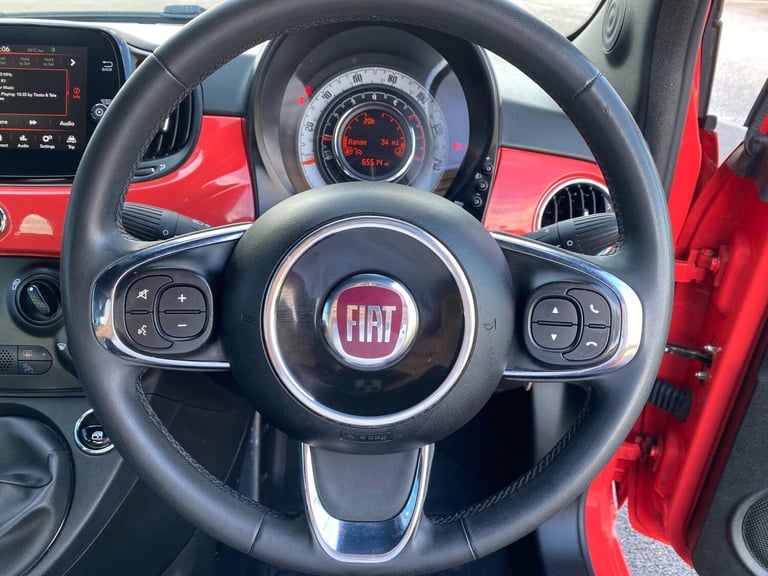 2020 Fiat 500 1.2 Lounge Euro 6 (s/s) 3dr HATCHBACK Petrol Manual