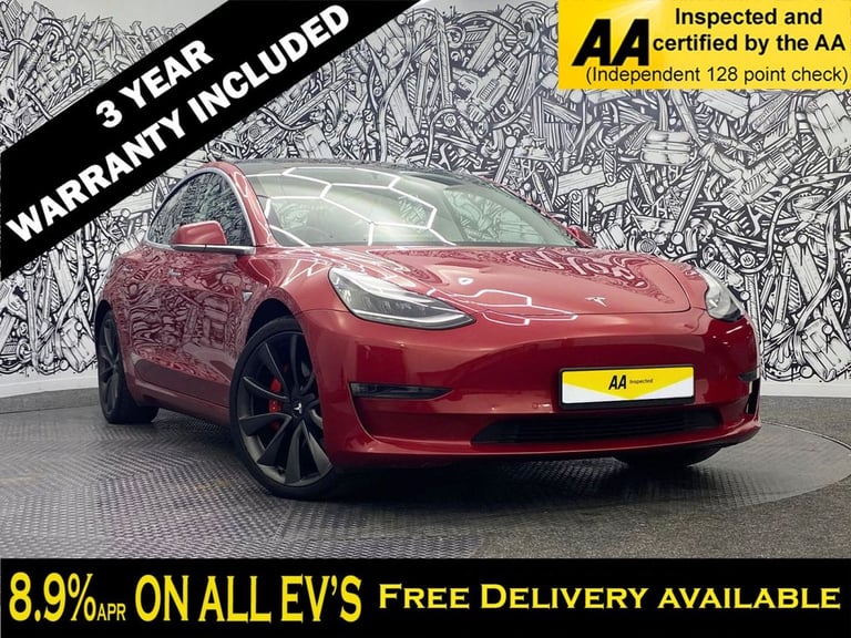 image for 2019 Tesla Model 3 (Dual Motor) Performance Saloon 4dr Electric Auto 4WDE (Performance Upgrade Sa...