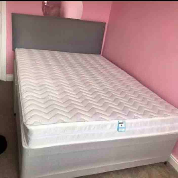 DOUBLE SMALL DOUBLE KING SIZE SUPPER KING SIZE DIVAN BED AND MATTRESS
