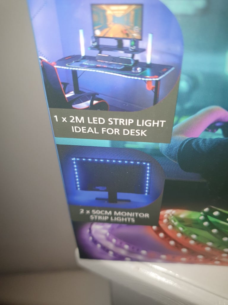 Gaming led stripe lights kit 