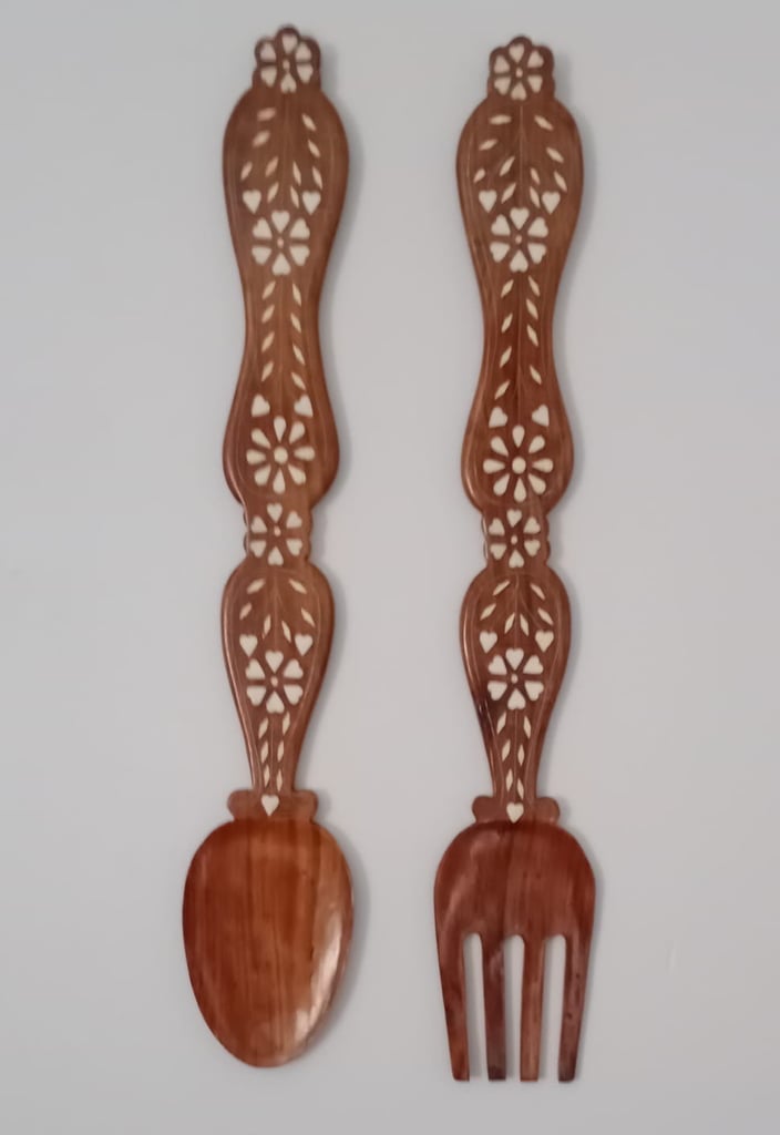 Cafe/Restaurant wall hanging Spoon/Fork set