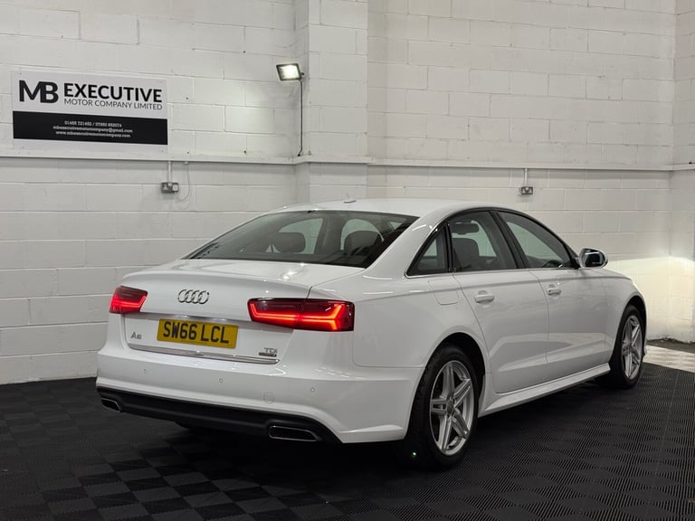 2016 66 AUDI A6 2.0 TDI SE EXECUTIVE QUATTRO S TRONIC 4WD 190BHP WHITE EURO 6 