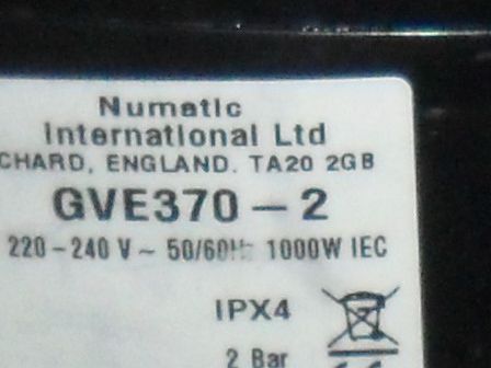 NUMATIC GEORGE GVE-370 WET-DRY VACUUM CLEANER HEAD,1000W MOTOR,GOOD SUCTION