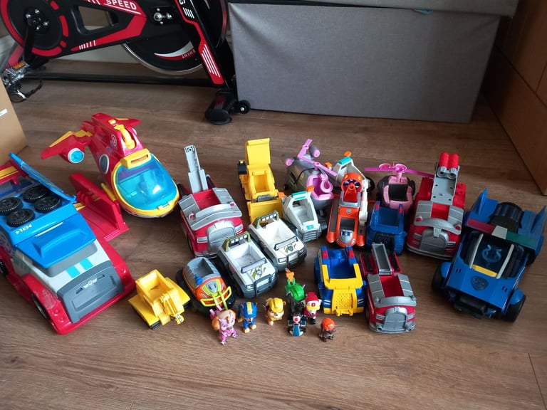 image for Paw Patrol toys vehicle bundle (sorry no delivery 