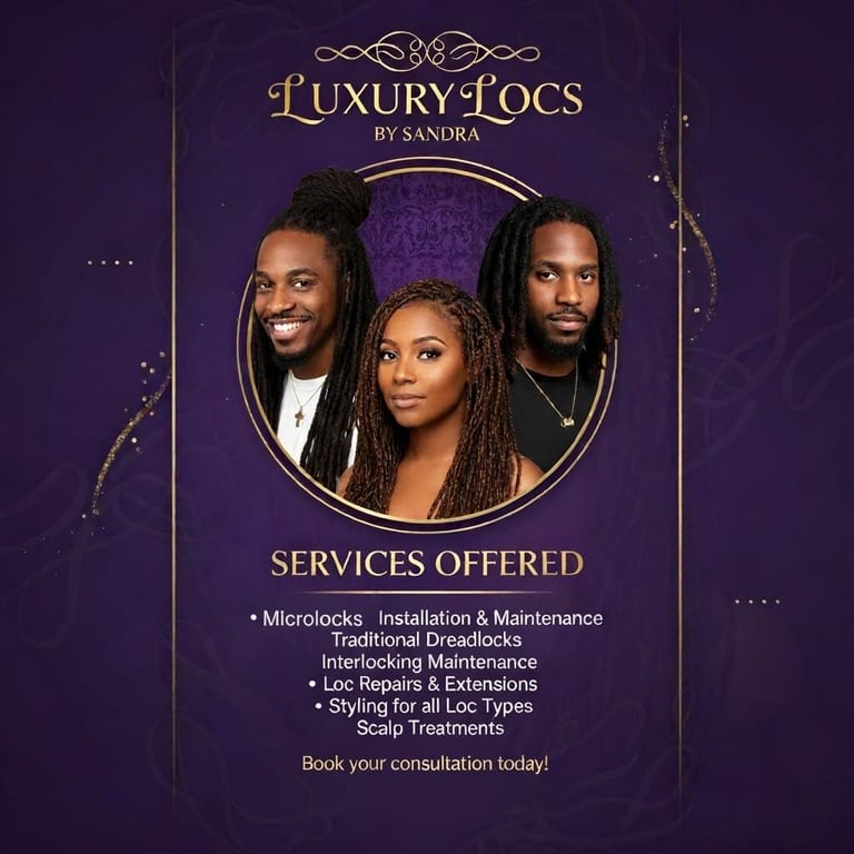 DREADLOCKS /LOCTICIAN (HOME SERVICES)