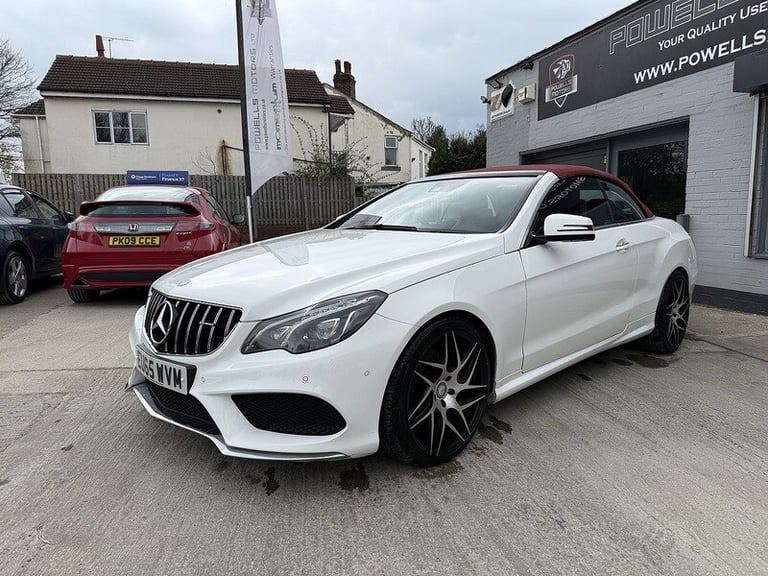2015 Mercedes-Benz E-Class E220 BlueTEC AMG Line Premium 2dr 7G-Tronic CONVERTIBLE DIESEL Automatic