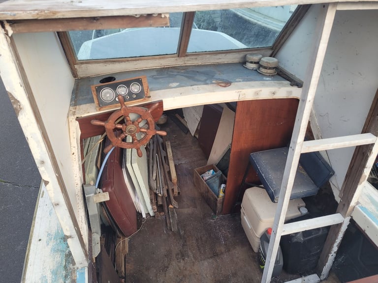 FREE 19ft cabin boat project- boat only.