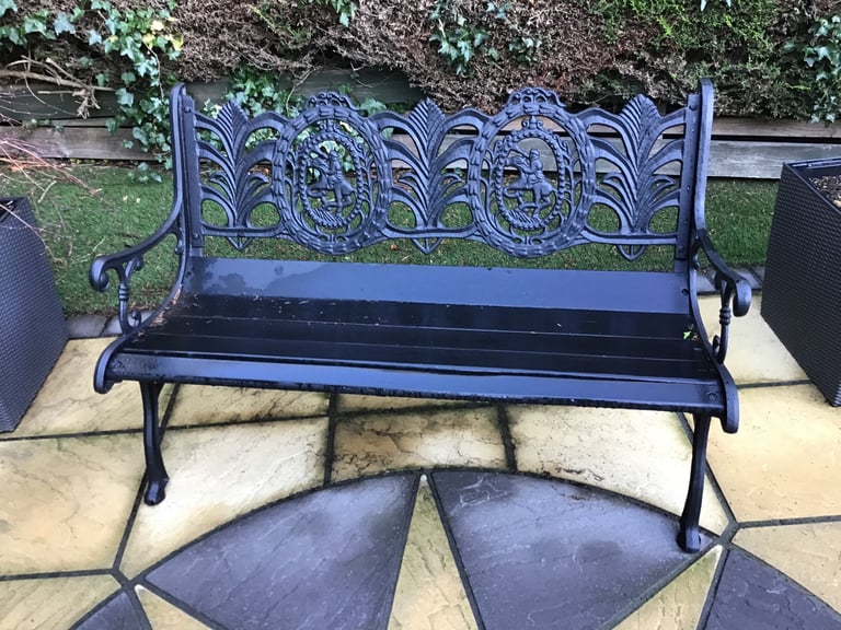 image for Antique cast iron summer seat