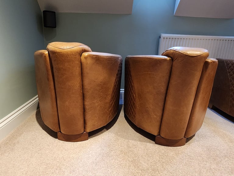 Leather chairs
