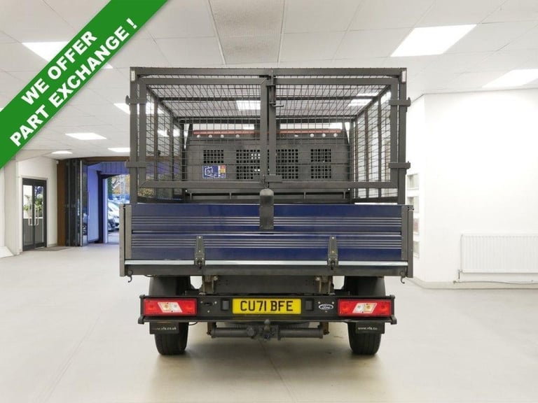 71 FORD TRANSIT 350 RWD 2.0 EBL 130 BHP L3 LONG UTILITY CAB CAGED TIPPER