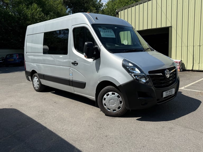 2020 VAUXHALL MOVANO 2.3L DIESEL SILVER MANUAL 9 SEATER CREW COMBI VAN - 97K