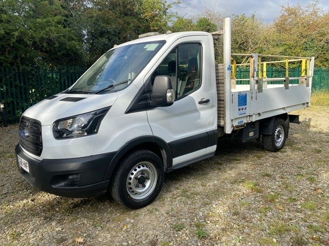 2018 Ford Transit 2.0 TDCi 130ps RARE NO VAT DROPSIDE PICKUP MINT &amp; FSH CHASSIS CAB Diesel Ma...
