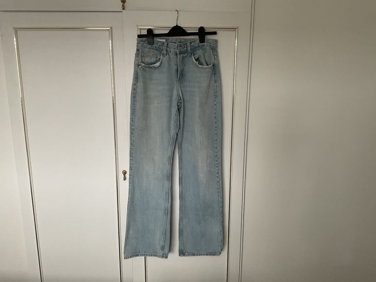 ZARA WIDE LEG JEANS SIZE 8