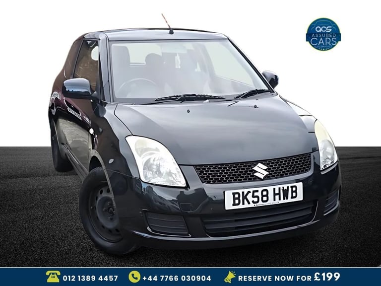 2008 58 SUZUKI SWIFT 1.3 GL 3D 91 BHP