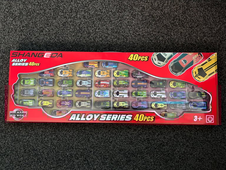 40 piece car toy set 