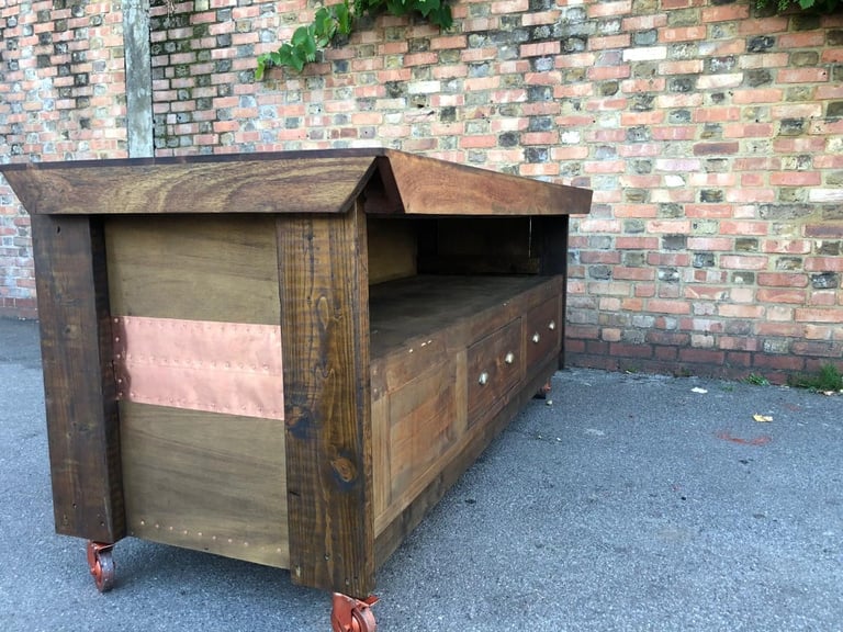 Industrial Style Custom Made Bar Kitchen Island Shop Counter Till Cafe Office Coffee Restaurant
