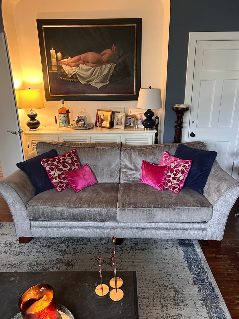 Two Grey sofas 