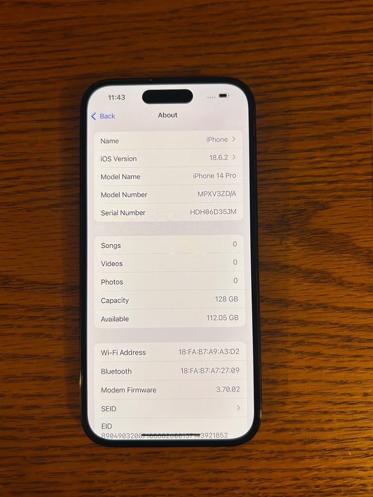 iPhone 14 Pro - 128gb - Space Black 