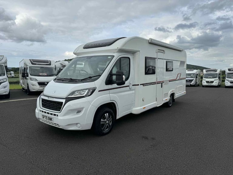 2020 BAILEY ADVANCE 74-4 4 BERTH FIXED BED MOTORHOME WITH ONLY 9K MILES ANDERSON MOTORHOME SALES