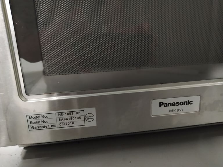 image for Panasonic microwave NE1853
