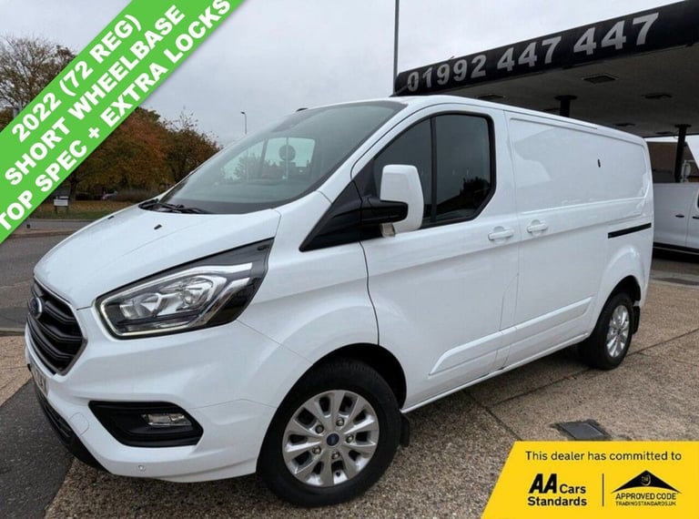 2022 Ford Transit Custom 2.0 280 EcoBlue Limited Panel Van 5dr Diesel Manual L1 H1 Euro 6 (s/s) (...