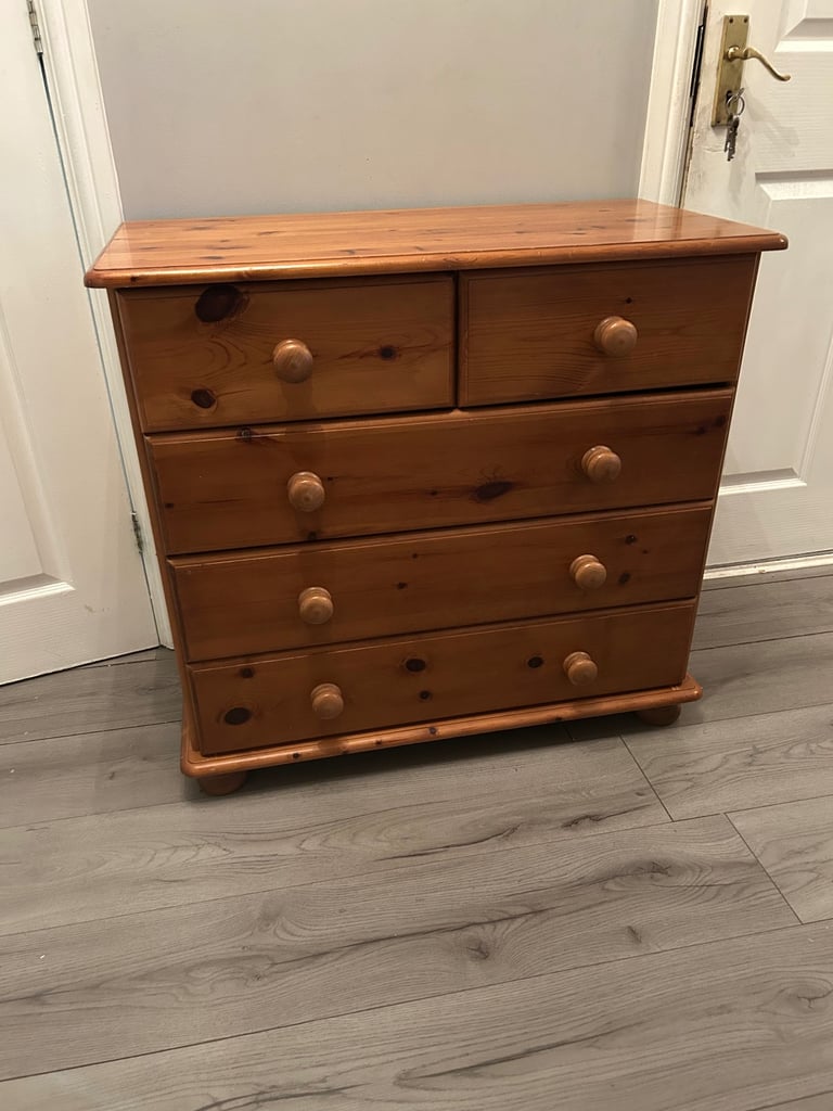 image for Solid pine chest of drawers 