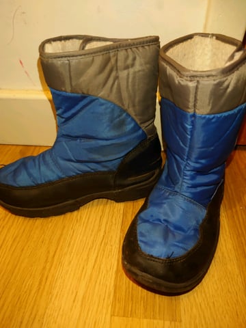 WAS £35 NOW £10 Fleece Lined Snow Boots Winter Velcro Boy Girl 13 | in  Jordanhill, Glasgow | Gumtree