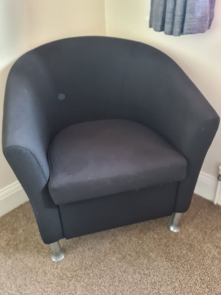 image for Black tub chair
