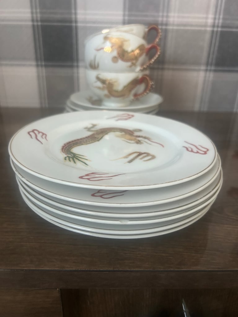 Geisha Japanese tea set 